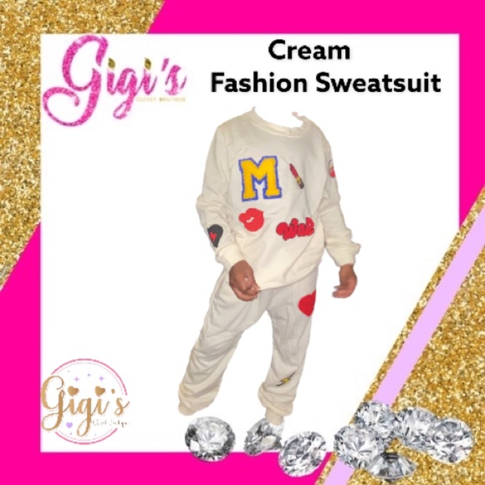 Cream Sweatsuit